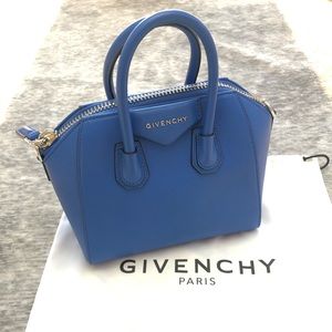 Givenchy mini Antigona Persian Blue
